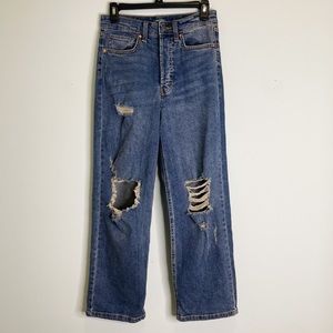 WILD FABLE Highest rise straight size 4